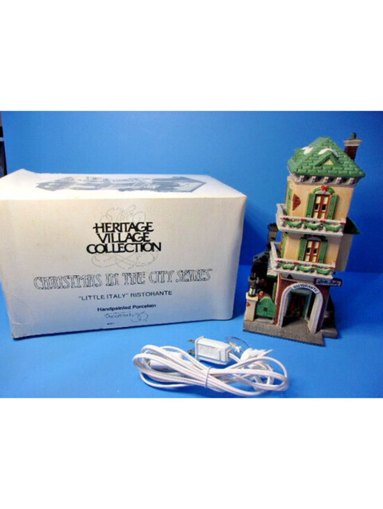 Department 56 Other - Dept 56 Christmas in the City #5538-7 Little Italy Ristorante Retired Light IOB